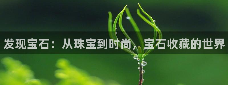 伟德国际中文：发现宝石：从珠宝到时尚，宝石收藏的世界